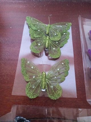 Lote 21 Mariposas Decorativas Manualidades