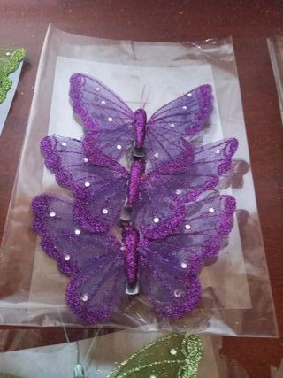 Lote 21 Mariposas Decorativas Manualidades