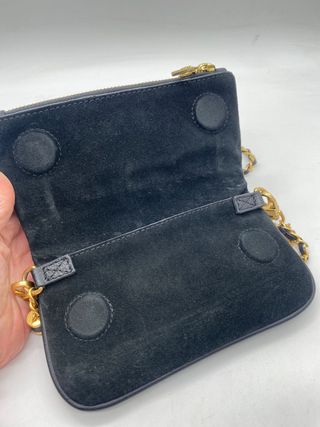 Zadig & Voltaire Rock Nano Bolso Negro Dorado