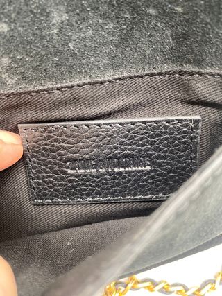 Zadig & Voltaire Rock Nano Bolso Negro Dorado