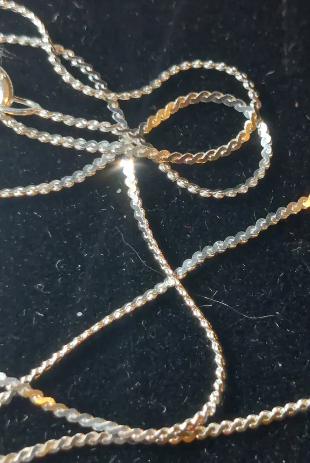 Cadena de 40cm de Plata de Ley 