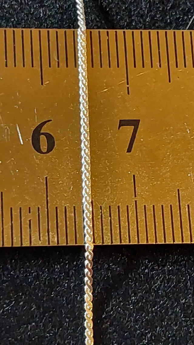 Cadena de 40cm de Plata de Ley 