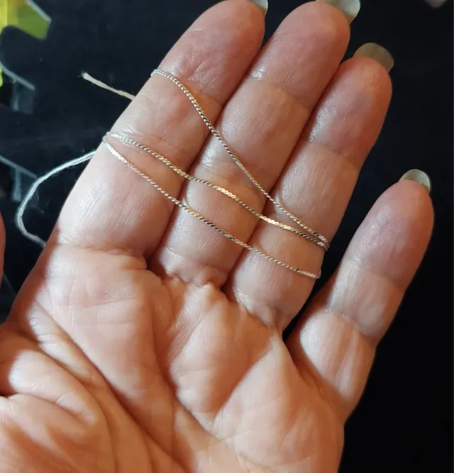 Cadena de 40cm de Plata de Ley 