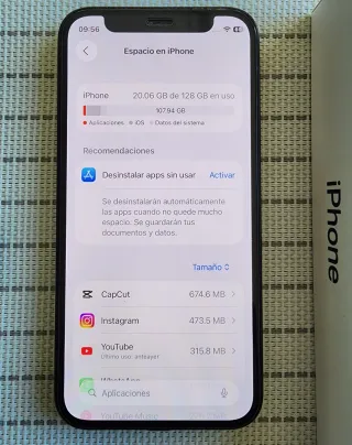 Vendo o cambio  iPhone 12 mini Azul oscuro