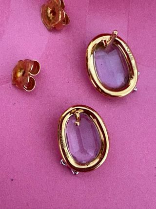 Pendientes Tous Oro y Topacio