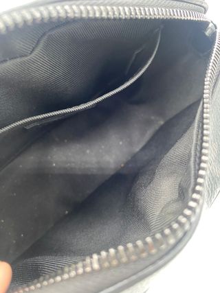 Mini bauletto morbido Louis Vuitton nero