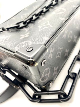 Mini bauletto morbido Louis Vuitton nero