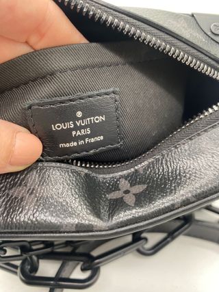 Mini bauletto morbido Louis Vuitton nero