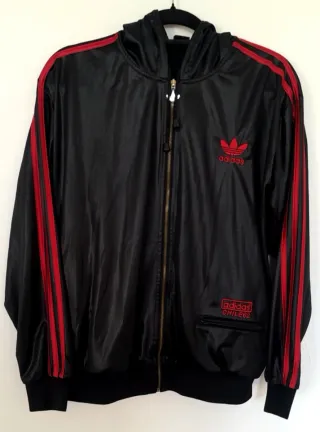 Chaqueta Adidas Chile 62 Negra y Roja