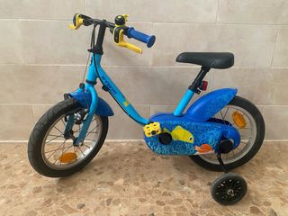 Bicicleta Btwin 14” con ruedines