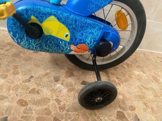 Bicicleta Btwin 14” con ruedines