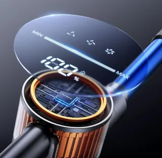 Aspiradora sin cable azul