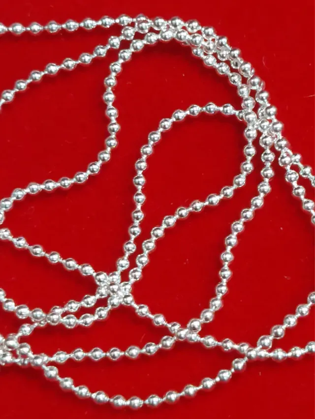 Cadena de 40cm de Plata de Ley 