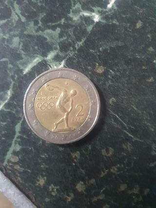 Moneda 2 Euros Atenas 2004 Olímpica