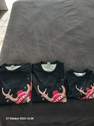 Felpe natalizie con renna