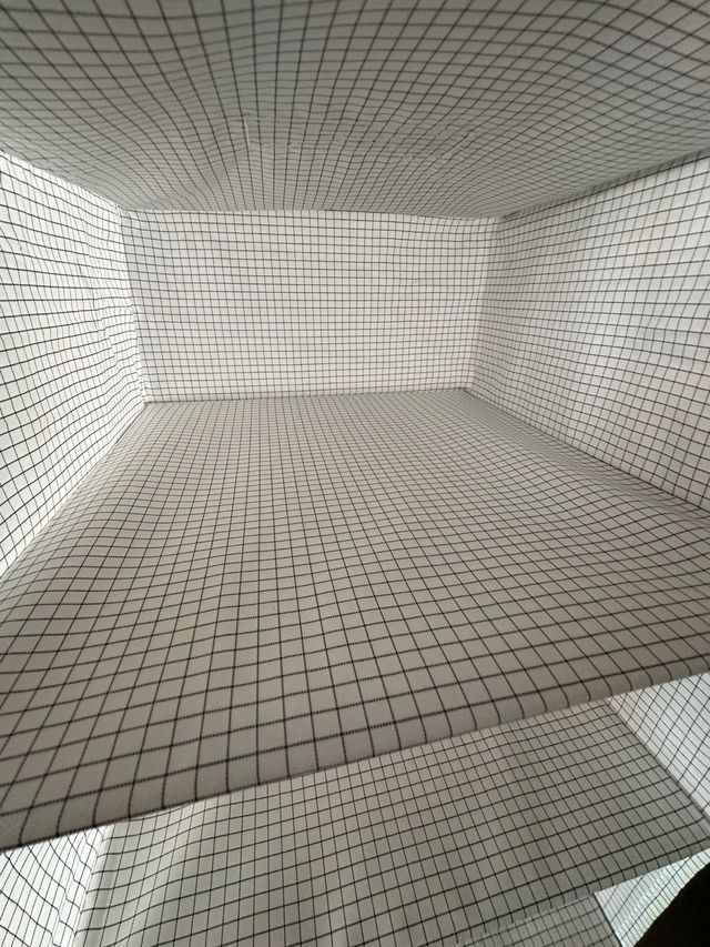 Organizador Colgante Tela Gris y Blanco