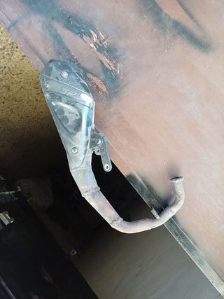 Marmitta SP3 lavorata Booster Spirit BWS