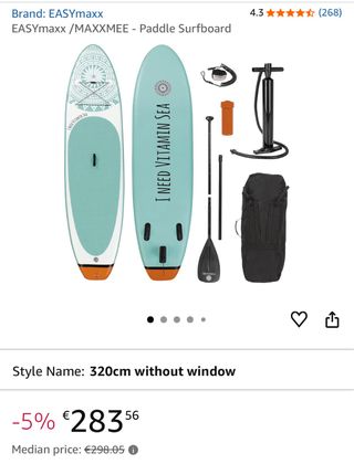 Tabla Paddle Surf EASYmaxx 320cm