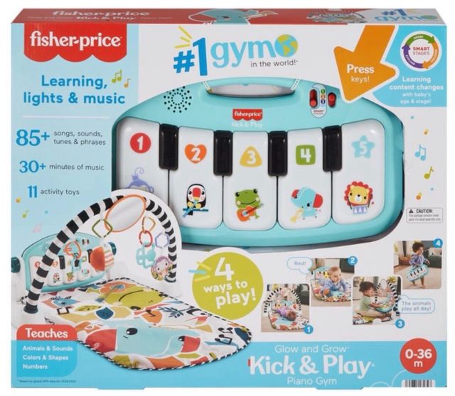 Gimnasio Piano Pataditas Fisher-Price de segunda mano por 30 EUR