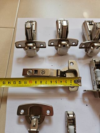 Bisagras Hettich (x11) - Sin amortiguación (freno)