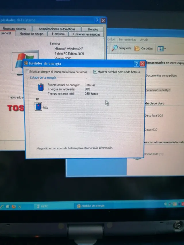 Portátil Toshiba Portege M200