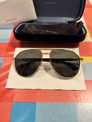Occhiali Gucci GG1220S-001 Nero/Oro