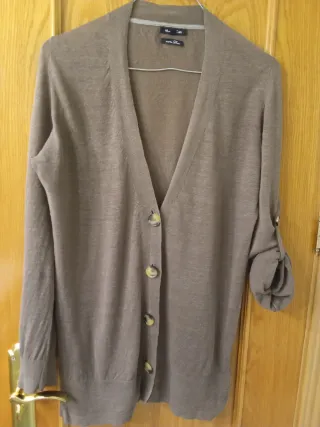 Cárdigan marrón mujer