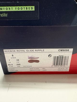 Zapatillas Reebok Blancas Talla 40.5