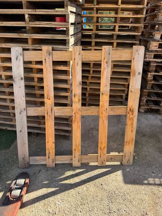 Valla de madera 130x130