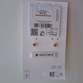 Pendientes dorados fiesta.