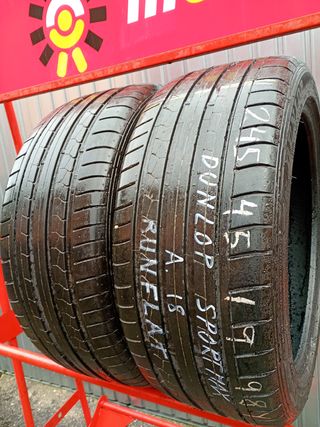 2x Neumáticos 245/45/19 98Y DUNLOP