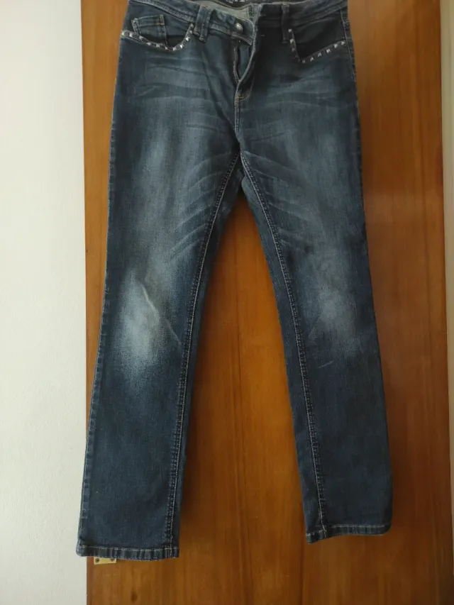 Vaqueros rectos, mujer talla 42