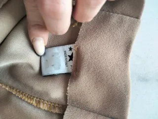 Leggings corti donna beige