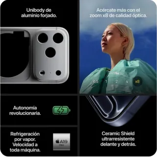 iPhone 17 Pro Max 256GB Naranja/Azul