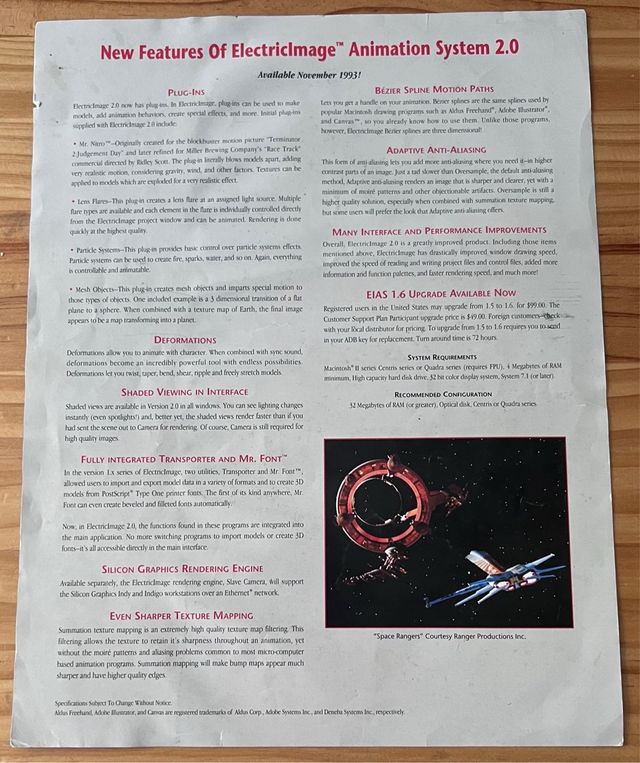 ElectricImage Animation System / Doremi CineAsset