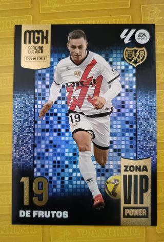 De Frutos Zona Vip Power Megacracks Panini 25 26