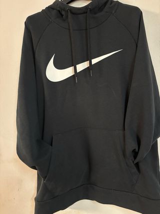 Felpa Nike con cappuccio nera