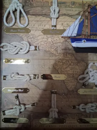 Colección Nudos Marineros Antiguos Mapa