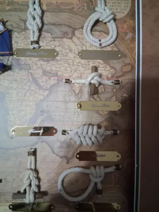 Colección Nudos Marineros Antiguos Mapa