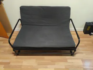 Sofá Cama Ikea HAMMARN Negro