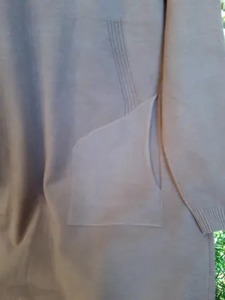 Jersey largo marrón talla única