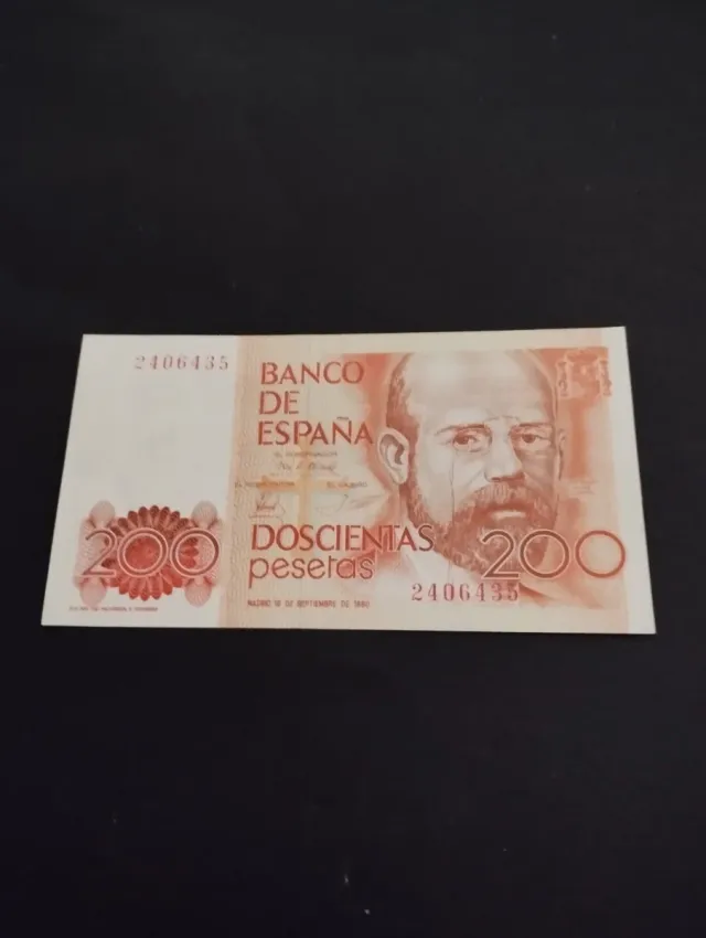 Billete 200 Pesetas Banco de España 1990
SIN SERIE