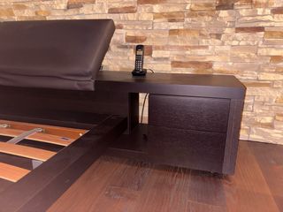 Letto matrimoniale Poliform Zoe con cassettiera