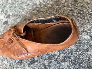 Zapatos Aerosoles piel marrón cordones mujer