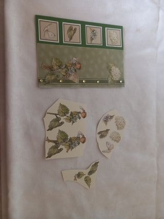10 Postales 3D Decoupage para Terminar. Lote 1