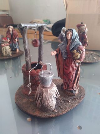 Figura Belén Pastora con Pozo