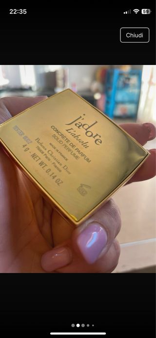 Profumo solido Dior J'adore oro