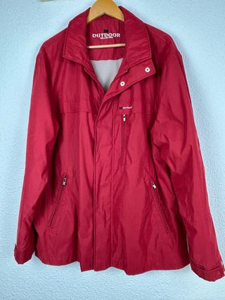 Parka roja hombre Talla XL