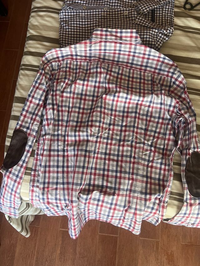 Camisa Massimo Dutti cuadros multicolor