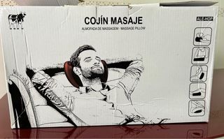 Cojín Masajeador Cervical Marrón